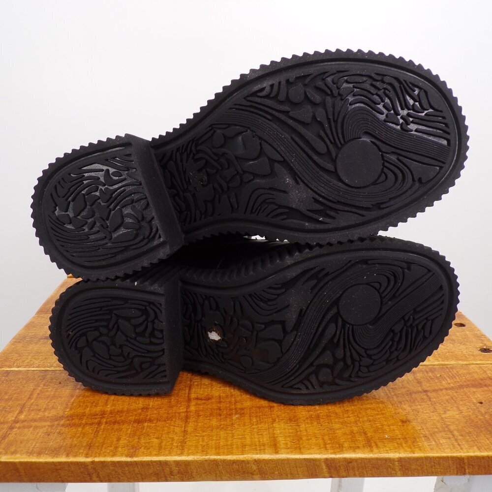 Leather Moto Black Boots Belle & Bloom More To Come Women Us 5 - 5.5 Eu 36. Euc — image 8 of 8